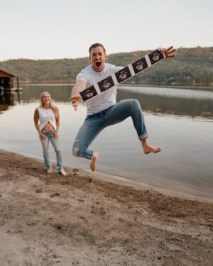 Katrin Tanja Davidsdottir Instagram - Our greatest blessing 🤍🫶🏼✨ Baby Laich coming this fall. Mom & Dad can’t wait to meet you, our little one!!!!!!