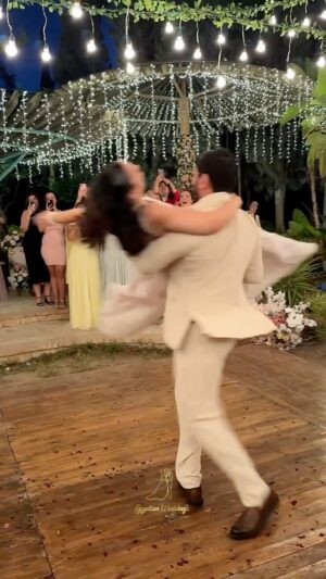 Kenzy Madbouly Instagram - Our first dance 🤍
