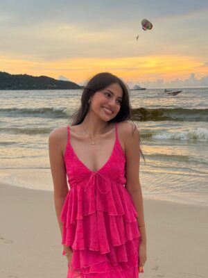 Khushi Hegde Instagram - a sunset could cure me