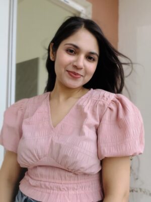 Khyati Sharma Instagram - Peachy Vibes 🌸✨
.
.
.
#staticpost #beautifulgirls #explore #khyatisharma #beautifull #girls #blogger