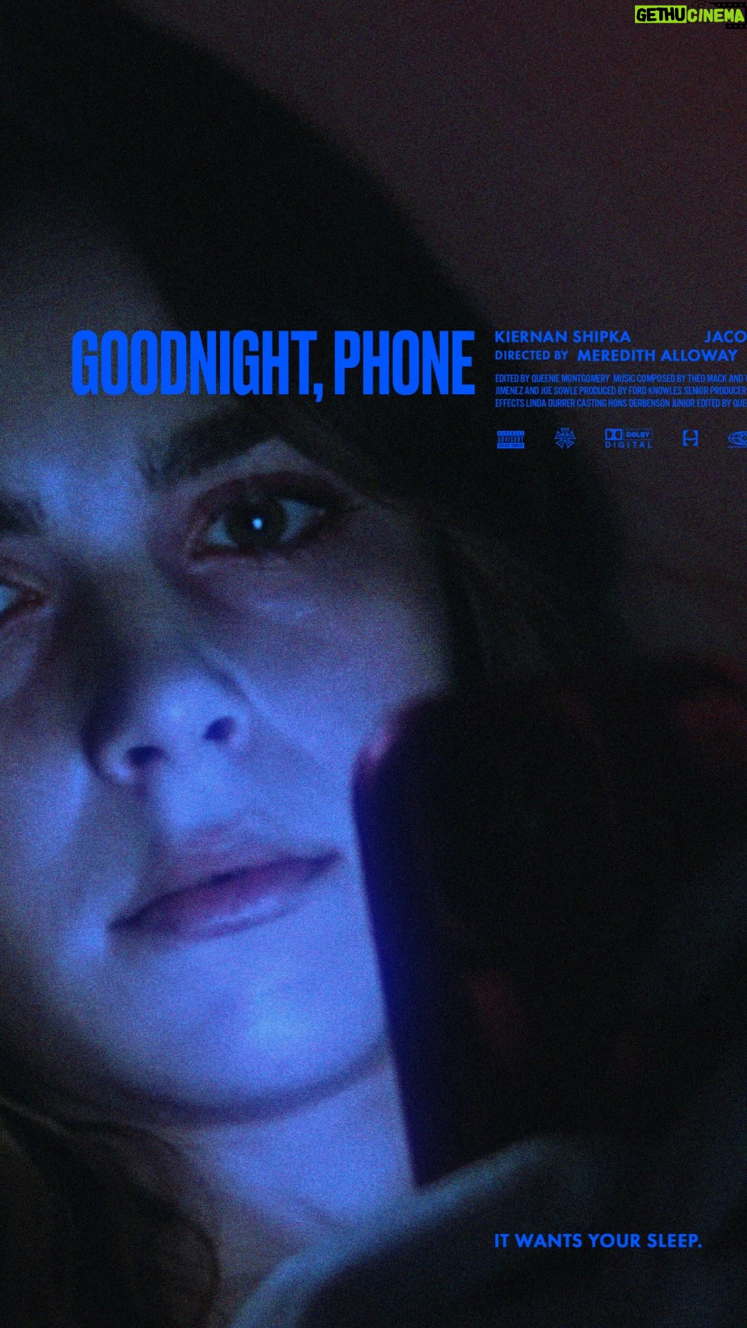 Kiernan Shipka - 25.1K Likes - the Goodnight, Phone trailer drops NOW. watch it, then put. the. phone. down. 📵 
starring Kiernan Shipka and Jacob Lumet Cannavale, directed by Meredith Alloway