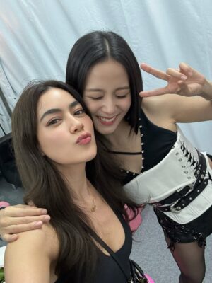 Kimberly Ann Voltemas Instagram - Still smiling from last night my heart is so full 🥹💖 first time watching you all perform live!! 🥰 what a show!! So much talent, love, energy and joy on one stage🖤💖✨ Kimmy is Officially a Blink!! #blackpink_deadline_in_bangkok