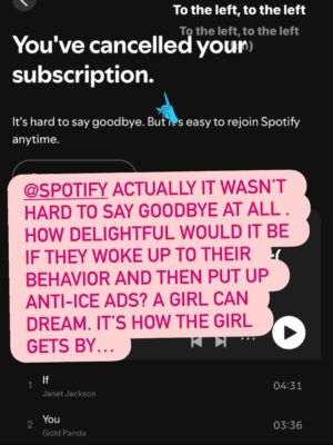 Kirsten Vangsness Instagram - LOOK. I get to choose who I give my business to and if I don’t like the behavior of a business, I don’t have to give it my money. I find the 🧊 ads that @spotify is allowing offensive and cruel, and I don’t roll knowingly with things that are either one of those. @spotify there is no amount of convenience that’s worth sliding into treating cruelty as normal. I want to remind everyone that this is my virtual lawn and the best thing you can do if someone is rattling off a bunch of how they don’t agree with me is to let them scream into the void. If you respond back, you are giving a dopamine hit they are aching for… The best thing you can do is let them scream into the void, and then they can recognize that ache and heal themselves instead of telling me in my virtual lawn that I should  stick to acting or I don’t know what I’m talking about or what have you. Anyways… go do some tiny and imperfect thing to make the world a little better. It all counts, some people just wanna make you think it doesn’t. Bye @spotify I made a rhyme!