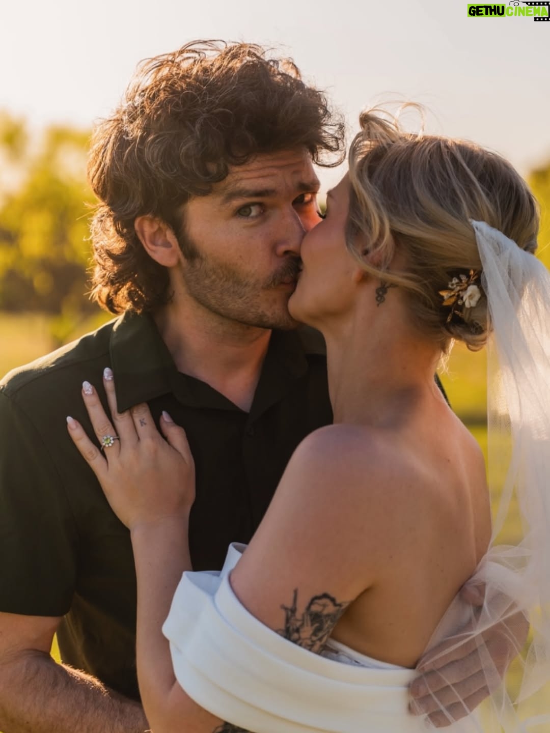 Kris Collins - 379.4K Likes - Happy Birthday To My Best Friend & Husband❤️ 
I feel incredibly lucky everyday to be on this journey of life with you. Can’t wait to celebrate all your birthdays & grow old, wrinkly and senile together ❤️👵🏻👴🏻