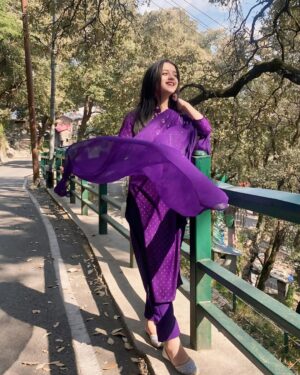 Kritika Chauhan Instagram - Purplelicious!💜