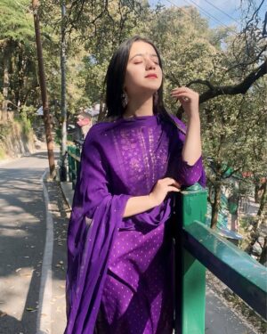 Kritika Chauhan Instagram - Purplelicious!💜