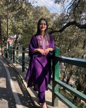 Kritika Chauhan Instagram - Purplelicious!💜