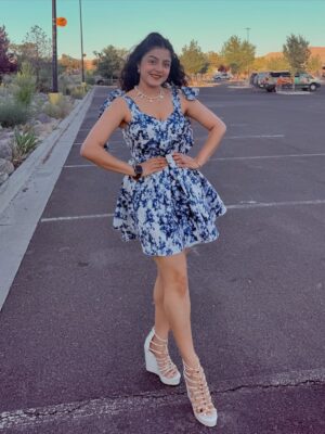 Kritika Kamal Instagram - Serving birthday looks 🦋🥰
.
.
.
.
#birthdayfit #cutedress #pictureoftheday