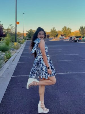Kritika Kamal Instagram - Serving birthday looks 🦋🥰
.
.
.
.
#birthdayfit #cutedress #pictureoftheday