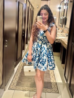 Kritika Kamal Instagram - Serving birthday looks 🦋🥰
.
.
.
.
#birthdayfit #cutedress #pictureoftheday