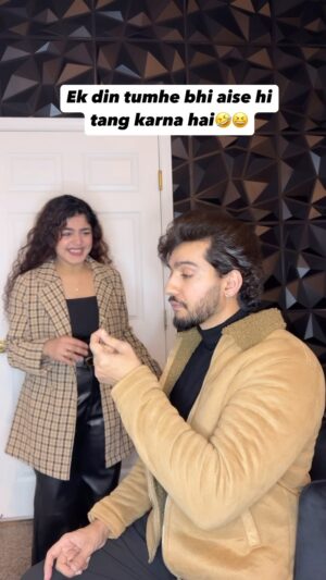 Kritika Kamal Instagram - Tumhe tang karne mai maza hi alag hai 🤣
.
.
.
.
.
#couplegoals #funnyvideos #relationshipgoals #trendingreels #kritikamal
