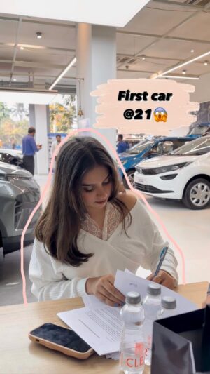 Krupal Akhanii Instagram - I DID ITTTT!!!!🎉
I can’t express how I’m feeling right now!
This is such an emotional moment for me and my closest people.
THIS IS HUGE YOU GUYS!!!! I’m literally on cloud 9 at this point.
I GOT MY CARRRR!! Aahhhhhh
I have no words to describe how blessed and loved i feel at this moment, dil se thanks to each one of you’ll who has been there for me, praying for me and being happy with me! I love you guys! This wouldn’t have been possible without any one of you.
I feel so blessed and so emotional right now, this is a BIG FREAKIN DEAL🧿🫂💗
Hope i made you all proud!💪🏻
Love and only love,
Krupa.
#mycar #achievement #happy #blessed #pray #emotional #proud #love #21