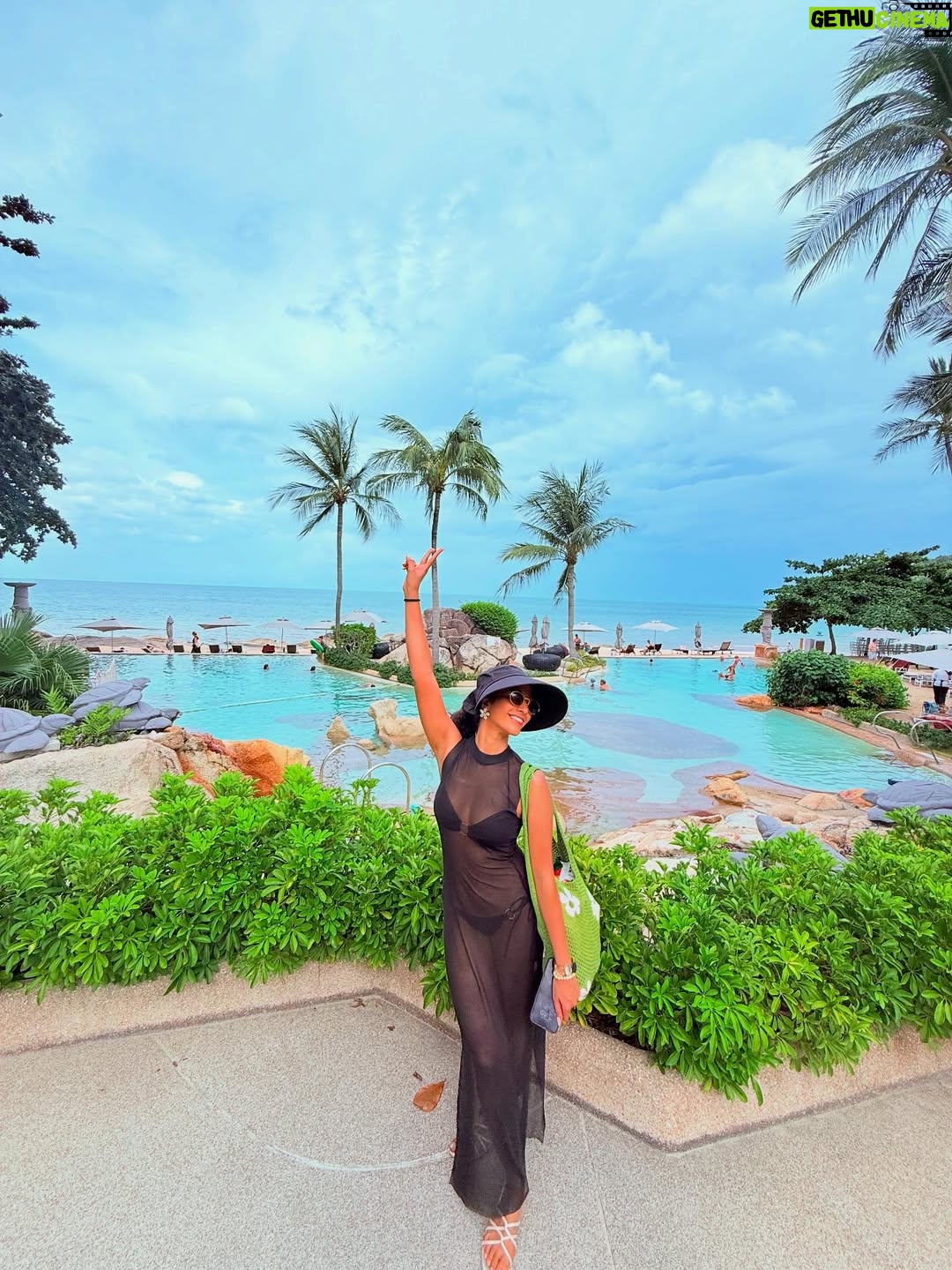 Krutika Solanki - 1.1K Likes - Bet you didn’t see this coming 🦋 

.
Getting stronger by the day❤️ 
Location @sheratonsamui 
.
#beachbaby #travelgram #kohsamui #samui #sheratonsamui #sheratonhotels #savana #outfit #vacationfit