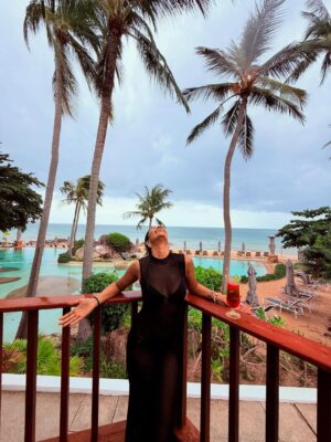 Krutika Solanki Instagram - Bet you didn’t see this coming 🦋
.
Getting stronger by the day❤️
Location @sheratonsamui
.
#beachbaby #travelgram #kohsamui #samui #sheratonsamui #sheratonhotels #savana #outfit #vacationfit