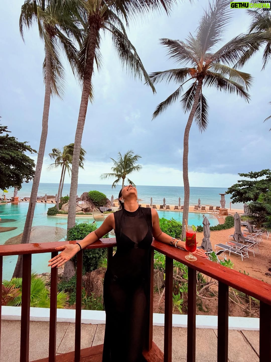 Krutika Solanki - 1.1K Likes - Bet you didn’t see this coming 🦋 

.
Getting stronger by the day❤️ 
Location @sheratonsamui 
.
#beachbaby #travelgram #kohsamui #samui #sheratonsamui #sheratonhotels #savana #outfit #vacationfit