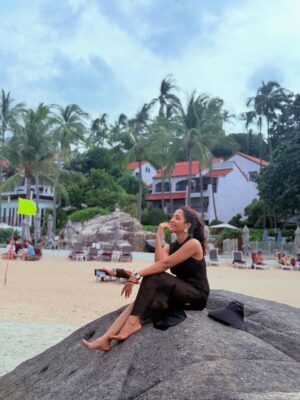 Krutika Solanki Instagram - Bet you didn’t see this coming 🦋
.
Getting stronger by the day❤️
Location @sheratonsamui
.
#beachbaby #travelgram #kohsamui #samui #sheratonsamui #sheratonhotels #savana #outfit #vacationfit