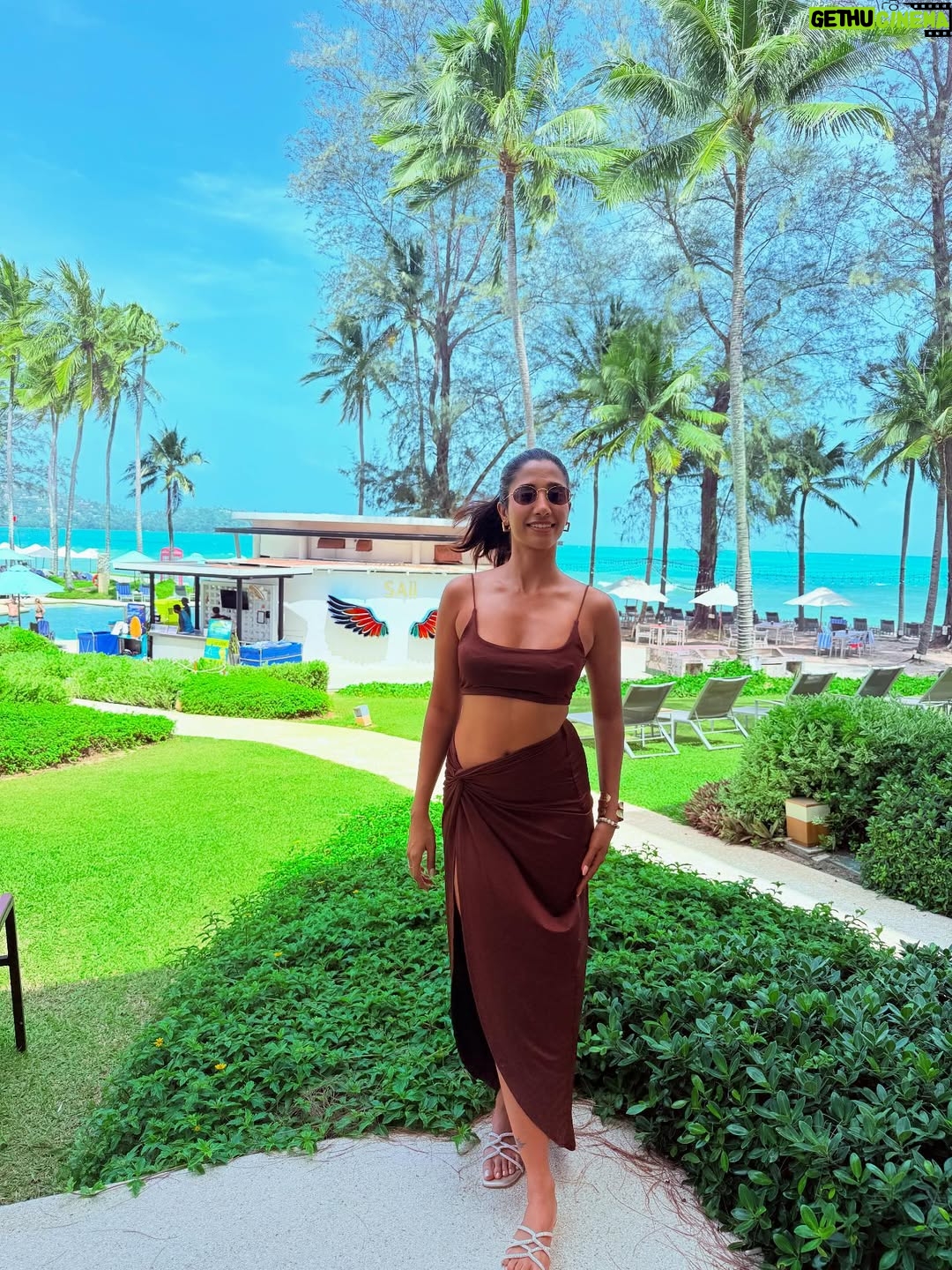 Krutika Solanki - 471 Likes - 📍 @saii.lagunaphuket 
.
Second time here and i am already waiting to GO AGAIN 😝🦋 
Beach baby always ❤️ 
.
#brown #coordset #phuket #vacationfit #beachwear #outfit #love #saiilagunaphuket