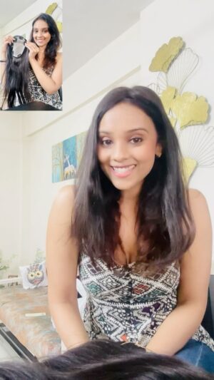 Kshitija Saxena Instagram - Let’s try adding some volume to our hair with human hair crown topper’s, These are made up of 100% human hair and best to sort issues of hair thinning or greying at roots. Definitely affordable and must have DM us for free trials and video consultation.
#entrepreneurlife #reelkarofeelkaro #instagood #humanhair #extensions #crowntopper #humanhairwigs #freedelivery #hairtransformation #kshirohi #kshitijasaxena #tressify