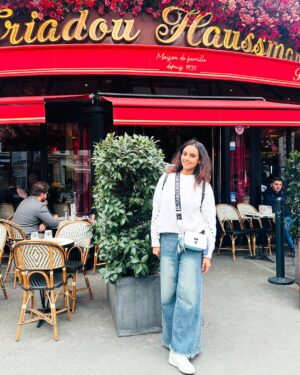 Kshitija Saxena Instagram - Some breakfast in french style š„Ŗ š„ āļø š«š·
@triadou_haussmann
#paris #france #coffee #breakfast #frenchstyle #frenchtoast #chocolate #europe #red #white #fun #beautifuldestinations #viralpost #girlboss #explorer #selflove #nofilter #photooftheday #cannes #amazing #parisfashionweek #me #streetstyle #vintagestyle #travelgram #fashion #foodgasm #likelike #igers #shitijasaxena