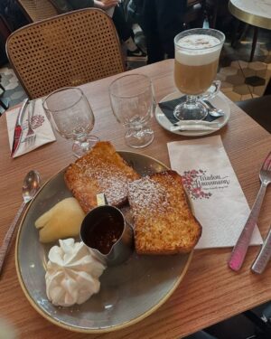 Kshitija Saxena Instagram - Some breakfast in french style š„Ŗ š„ āļø š«š·
@triadou_haussmann
#paris #france #coffee #breakfast #frenchstyle #frenchtoast #chocolate #europe #red #white #fun #beautifuldestinations #viralpost #girlboss #explorer #selflove #nofilter #photooftheday #cannes #amazing #parisfashionweek #me #streetstyle #vintagestyle #travelgram #fashion #foodgasm #likelike #igers #shitijasaxena