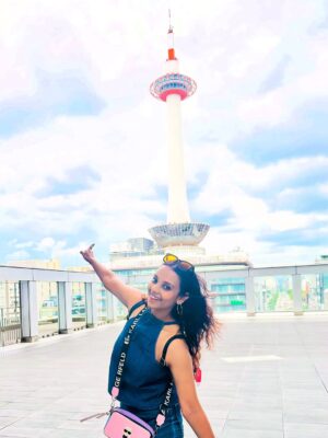 Kshitija Saxena Instagram - Aim high, as high as Koyoto tower is š¼šÆšµ
.
.
#japan #tower #koyoto #trending #viral #travelphotography #tourist #vacation #goodtimes #blue #karllagerfeld #likeforfollow #instamood #explorejapan #blessed #lifestyle #selflove #ookini #beautifuldestinations #urban #me #shitijasaxena šš»āāļøš§æā£ļøš¤š»š„
