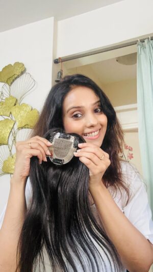 Kshitija Saxena Instagram - Let’s try human hair crown topper’s !!!
Made of 100% human hair, easy to use clip ins for every day solutions.
DM for more details and trials!!!
.
.
#humanhair #extensions #volume #trendingreels #beauty #hairstyles #crowntopper #entrepreneurlife #shitijasaxena #kshirohi #tressify