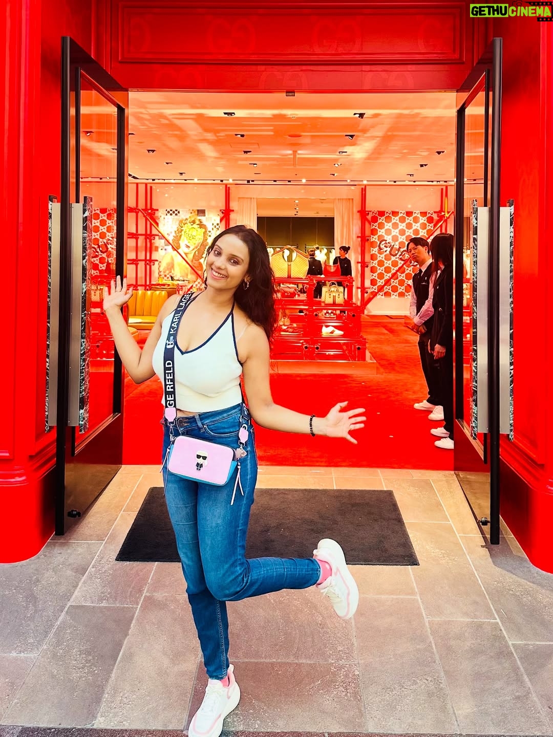 Kshitija Saxena - 84.2K Likes - Let’s normalise luxury 🙇🏻‍♀️🧿😇🇯🇵🥂
.
.
@gucci 
#japan #dotonbori  #gucci #osaka #selflove #red #original #me #exploring #travelgram #likeforfollow #virelpost #trendingnow #igers #yolo #dream #manifest #attractive #summer #saturday #weekendvibes #actor #gemini #shitijasaxena
