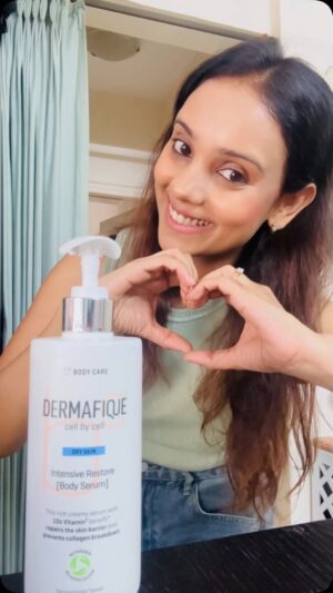 Kshitija Saxena Instagram - Let your body enjoy the softness and hydration this winter season with @dermafique intensive body serum moisturising lotion that hydrates skin, without any stickiness or greasiness. Also 10x vitE properties provide skin nourishment and its derma tested product without side effects.
Do try on my recommendation this winter..
.
.
#skincare #bodylotion #moisturizer #dermatested #trending #reelitfeelit #reelkarofeelkaro #instagood #explore #goodvibes #actor #tryit #winter #winterskincareroutine #hydration #followforfollowback #shitijasaxena #newpost #ad