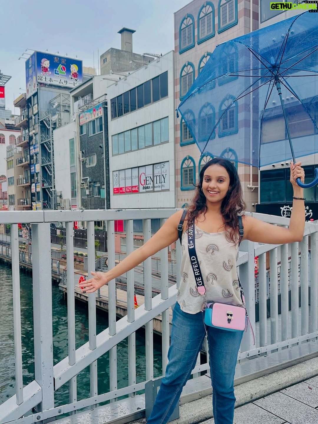 Kshitija Saxena - 89.9K Likes - Monsoon birthday’s and japanese vibe 🙇🏻‍♀️🧿❣️🥂🇯🇵😇
..
#japan #osaka #dotonbori #traveller #photography #umbrella #blue #monsoon #birthday #viralpost❤️ #me #beautifuldestinations #lifestyle #trendingnow #lake #vibes #blessed #igers #followｍe #funday #rain #explore #streetstyle #yolo #actor #shitijasaxena