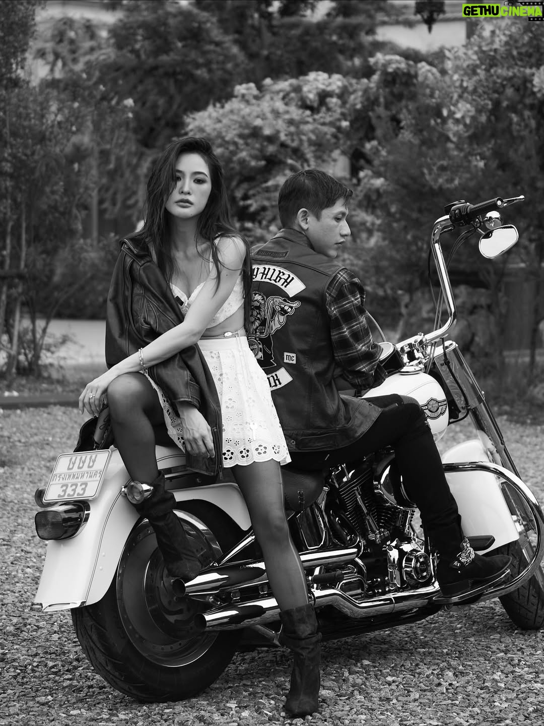 Lapassalan Jiravechsoontornkul - 212.4K Likes - Two souls, one ride. Til the end of the road🤘🏼🖤
Venue : @lachapellebangkok 
Photographer : @tadavarich @kpetlada 
Dress : @sretsisofficial @giftratree_studio @phachas.bridal 
@goldengoose 
Stylist : @allybunnyruth 
Make up & Hair : @puffpoy & @teethory
Accessories: @kavantsharart @_pattaraphan_