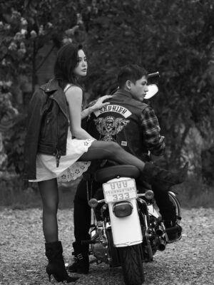 Lapassalan Jiravechsoontornkul Instagram - Two souls, one ride. Til the end of the road🤘🏼🖤
Venue : @lachapellebangkok 
Photographer : @tadavarich @kpetlada 
Dress : @sretsisofficial @giftratree_studio @phachas.bridal 
@goldengoose 
Stylist : @allybunnyruth 
Make up & Hair : @puffpoy & @teethory
Accessories: @kavantsharart @_pattaraphan_