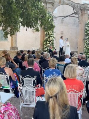 Lara Pictet Instagram - The beautiful Lara & Dorian got married at their families private estate on the magical island of Mallorca. Over 270 guests travelled in for this multiple day wedding planned by @mc.eventplanner 

I looked forward to this weekend all year and I am sad it’s over! I loved every moment of it. 
@lara_pictet 

Planner @mc.eventplanner 
Videographer @madeinvideo 
Styling & design  @enesenciadesigns @quintaesenciarentals 
Brides dress @berta