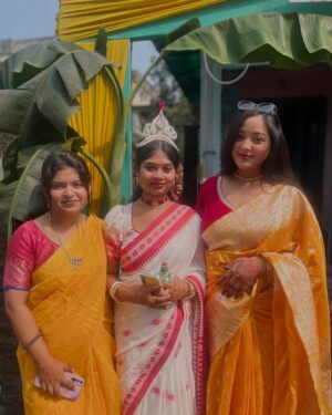 Lata Barman Instagram - Haldi💛
.
#weeding #haldiceremony #haldillook #bengaliwedding #bengali #reels #feelitreelit #reelitfeelit❤️❤️