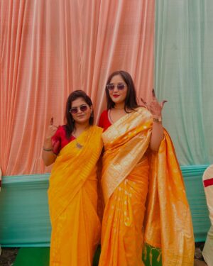 Lata Barman Instagram - Haldi💛
.
#weeding #haldiceremony #haldillook #bengaliwedding #bengali #reels #feelitreelit #reelitfeelit❤️❤️