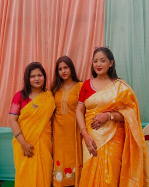 Lata Barman Instagram - Haldi💛
.
#weeding #haldiceremony #haldillook #bengaliwedding #bengali #reels #feelitreelit #reelitfeelit❤️❤️