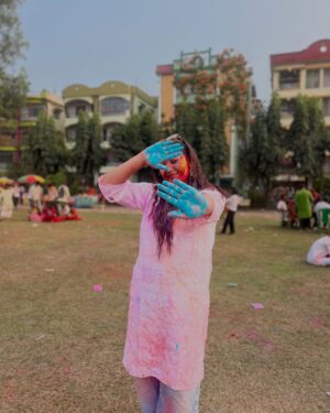 Lata Barman Instagram - Holi 2k25🎀🥳