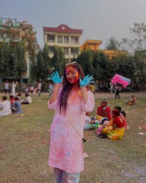 Lata Barman Instagram - Holi 2k25🎀🥳