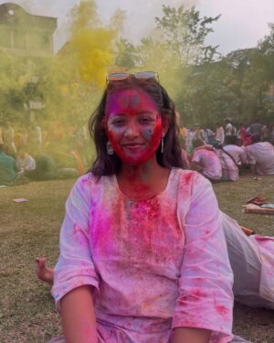 Lata Barman Instagram - Holi 2k25🎀🥳