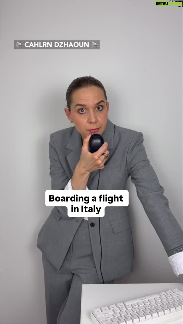 Laura Ramoso - 580.9K Likes - Agent Chiara reporting for duty once again 🫡✈️🇮🇹
.
.
.
.
.
#italy #italytravel #italytrip #italian #italianculture #italianstyle #italylife #italy🇮🇹❤️ #italy🇮🇹 #tourist #tourism #americantourist #cultureclash #americansabroad #italianmemes #usamemes #satire #pov #midtwenties #discover #tourists #airportlife #italia #memeitalia #italiani #airport #europe #europetravel #eurosummer #flight