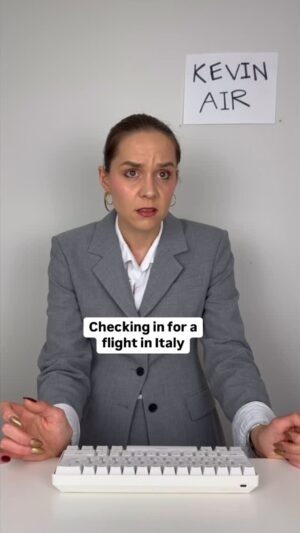 Laura Ramoso Instagram - Always with the separate payment kiosk
.
.
.
.
.
#italy #italytravel #italytrip #italian #italianculture #italianstyle #italylife #italytravel #italy🇮🇹 #tourist #tourism #americantourist #cultureclash #americansabroad #italianmemes #usamemes #satire #pov #midtwenties #discover #tourists #italia #memeitalia #italiani #airport #airportlife #europe #europetravel #eurosummer #flight