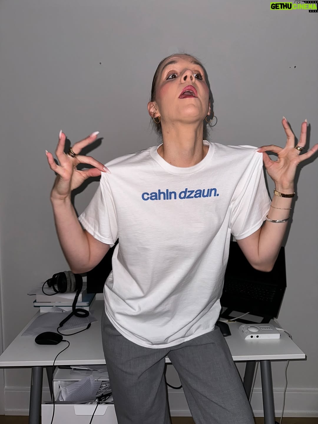 Laura Ramoso - 90.4K Likes - Ehhh scusa, Chiara merch is HERE. Okay? Cahln dzaun, signora. Cahrlm…..dzoun. 

Available for purchase on my website at my link in bio! 

🌍 Worldwide shipping!
🧍‍♀️ Unisex
🩶 Sweatshirt also comes in vintage grey

MY FIRST MERCH DROP WOW, I’m so excited to share these with you!!! We all have to cahln dzaun but I cannot keep cahrln!!! 

Designed by @kylefornow !!