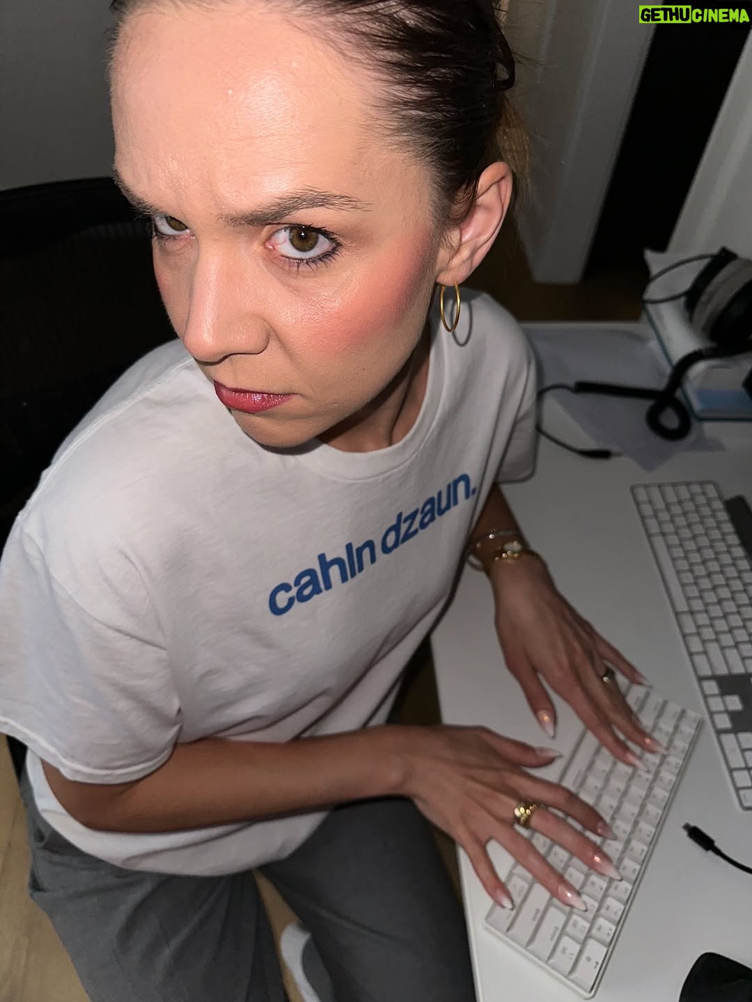 Laura Ramoso - 90.4K Likes - Ehhh scusa, Chiara merch is HERE. Okay? Cahln dzaun, signora. Cahrlm…..dzoun. 

Available for purchase on my website at my link in bio! 

🌍 Worldwide shipping!
🧍‍♀️ Unisex
🩶 Sweatshirt also comes in vintage grey

MY FIRST MERCH DROP WOW, I’m so excited to share these with you!!! We all have to cahln dzaun but I cannot keep cahrln!!! 

Designed by @kylefornow !!