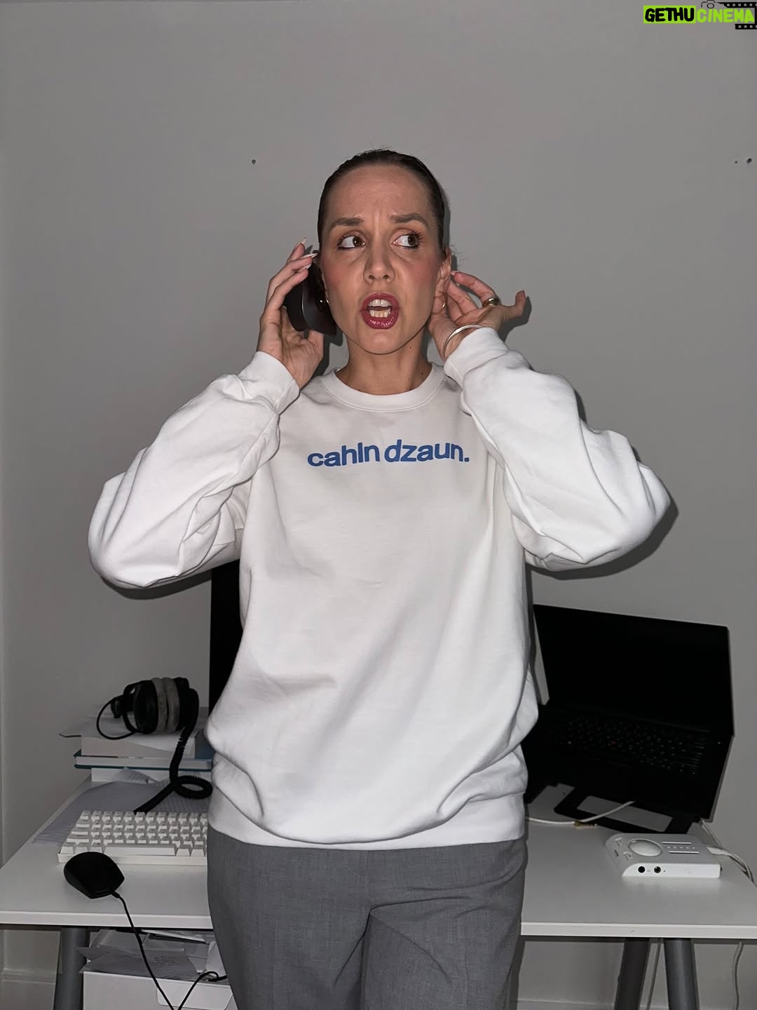 Laura Ramoso - 90.4K Likes - Ehhh scusa, Chiara merch is HERE. Okay? Cahln dzaun, signora. Cahrlm…..dzoun. 

Available for purchase on my website at my link in bio! 

🌍 Worldwide shipping!
🧍‍♀️ Unisex
🩶 Sweatshirt also comes in vintage grey

MY FIRST MERCH DROP WOW, I’m so excited to share these with you!!! We all have to cahln dzaun but I cannot keep cahrln!!! 

Designed by @kylefornow !!