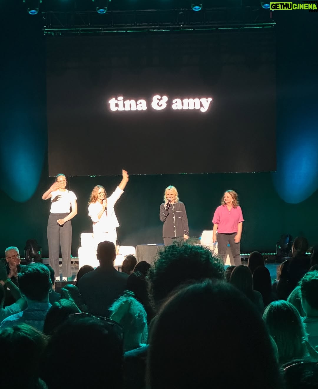 Laura Ramoso - 99.3K Likes - We needed to even out the height difference somehow 🥰 soo my comedy idols asked me to open for them over the weekend and I think I’m good to retire now. Thank you Tina & Amy & Rachel for 4 unforgettable shows, and for being so loving, so kind, so funny, so inspiring. Bye everyone, my heart has exploded!!!!