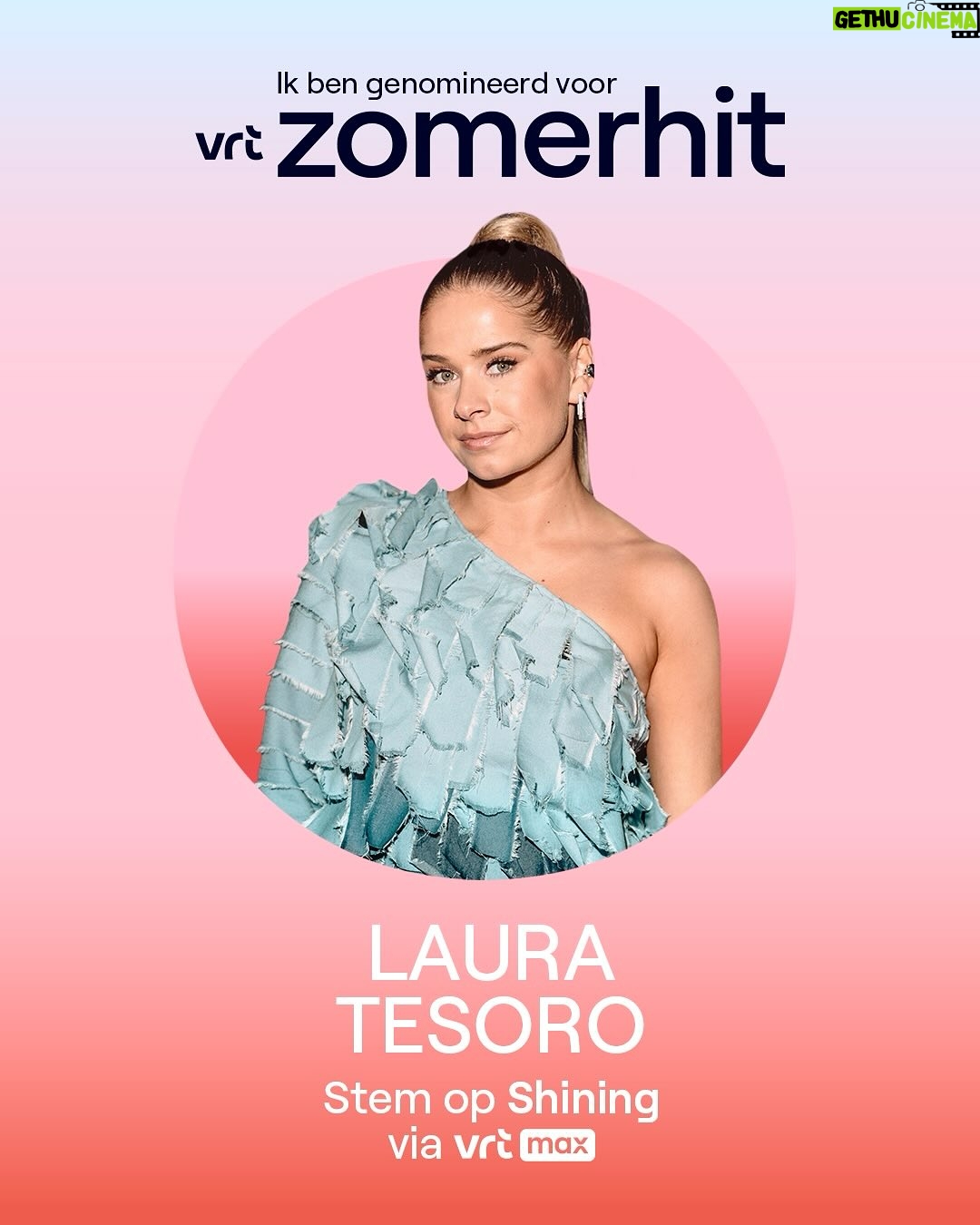 Laura Tesoro - 3 Likes - Little me would be proud, SHINING got nominated for ZOMERHIT 🌞YAYY! @vrt1be