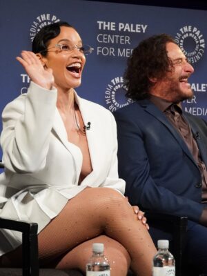 Lauren Cohan Instagram - The #DeadCity cast and crew pulled up to the @paleycenter carpet in style—next up, Season 2. 

Don’t miss the premiere THIS SUNDAY, exclusively on AMC & AMC .