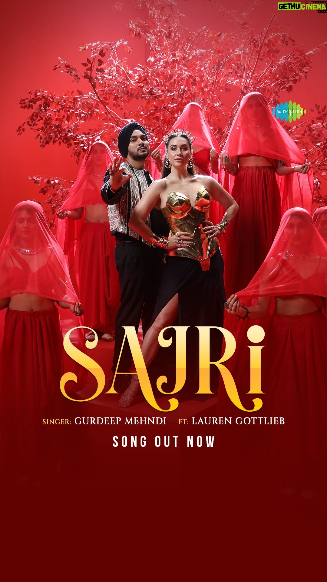 Lauren Gottlieb - 472.3K Likes - Dil Mere Nu Chain Na Aawe cause Sajri is finally yours! 💃💖

#Sajri - Out Now

@gurdeepmehndi @laurengottlieb @garryvillkhu @paras_omta001 

#Saregama #SaregamaMusic #GurdeepMehndi #LaurenGottlieb #OutNow

[Sajri, Gurdeep Mehndi, Lauren Gottlieb, Out Now]