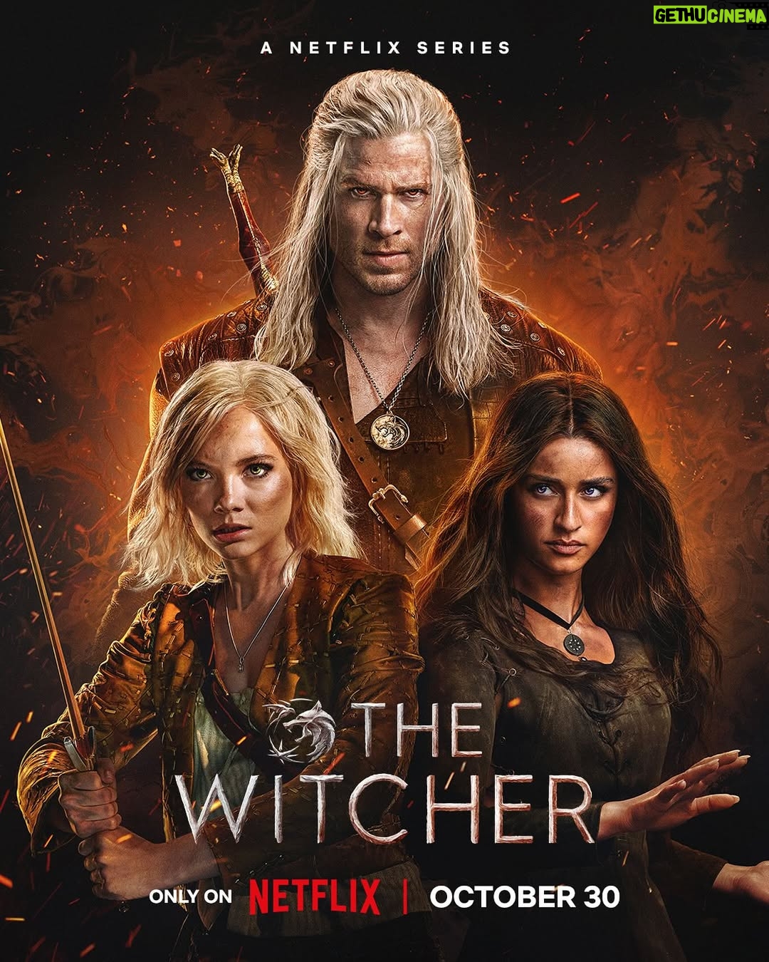 Lauren Schmidt Hissrich - 3.4K Likes - A baptism of fire, indeed. So worth it. The Witcher S4, coming to Netflix on October 30th. 🐺⚔️🔥