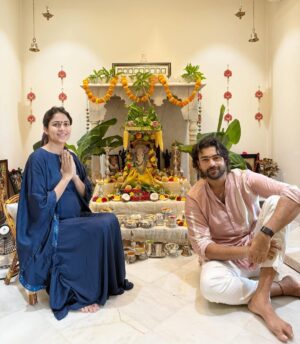 Lavanya Tripathi Instagram - Wishing you and your family a blessed
Vinayaka Chavithi filled with love, happiness, and harmony.♥️