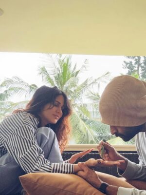 Lavanya Tripathi Instagram - His love on my hands, our baby in my arms ..
This Karwa Chauth will forever stay close to my heart❤️ 🧿